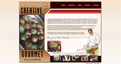 Desktop Screenshot of creativegourmetevents.com